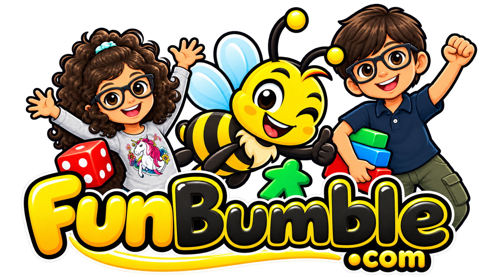FunBumble.com — our bee, girl, and boy